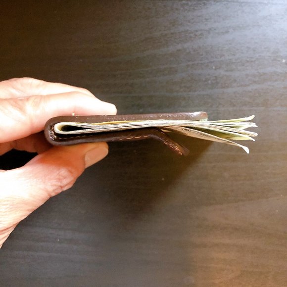 Leather Money Clip - Picture 4 of 4